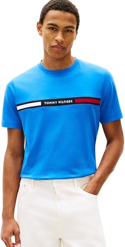 Tommy Hilfiger Uomo T-Shirt Maniche Corte Scollo Rotondo