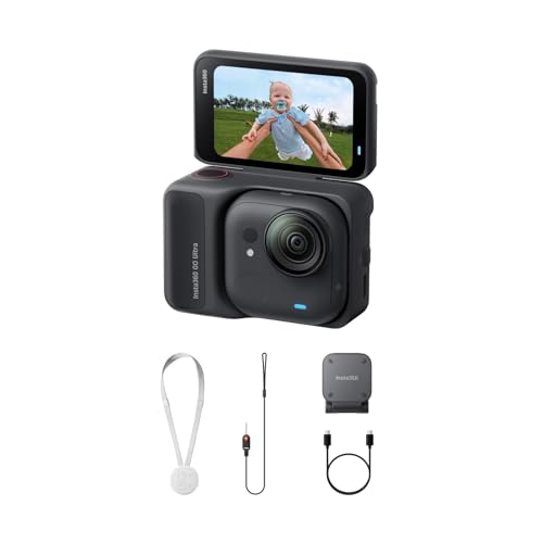 Insta360 GO Ultra Mini, Action Cam 4K con Action Pod