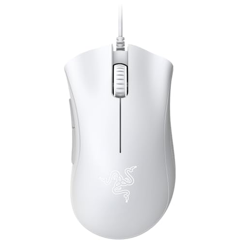 Razer DeathAdder Essential 2021 Mouse da Gioco Cablato Bianco