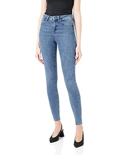 ONLpower Mid Push Up SK Jeans Skinny Donna, Blu