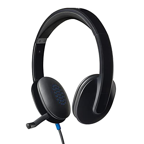 Logitech H540 Cuffie Cablate USB con Microfono Cancellazione Rumore