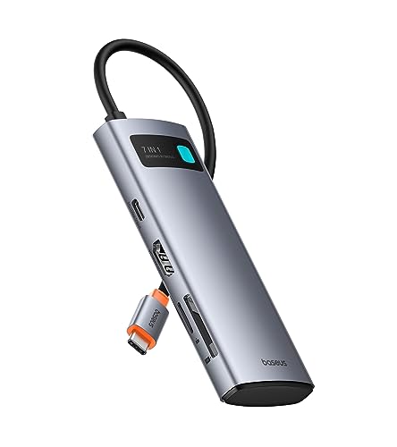 Baseus Hub USB-C 7-in-1 Adattatore con HDMI 4K@60Hz PD 100W