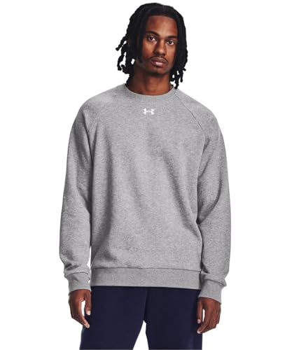 Under Armour Uomo UA Rival Fleece Crew Shirt