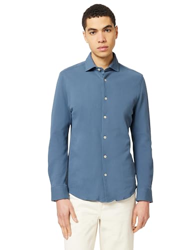 Marc OߴPolo Uomo Camicia in cotone bio shaped fit