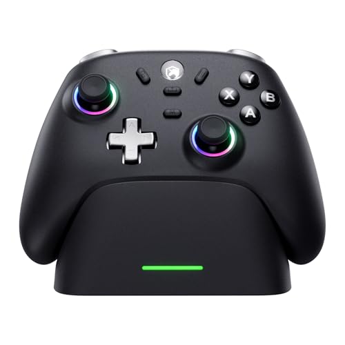 Controller Gaming per PC/Switch con Base di Ricarica e Hall Joystick