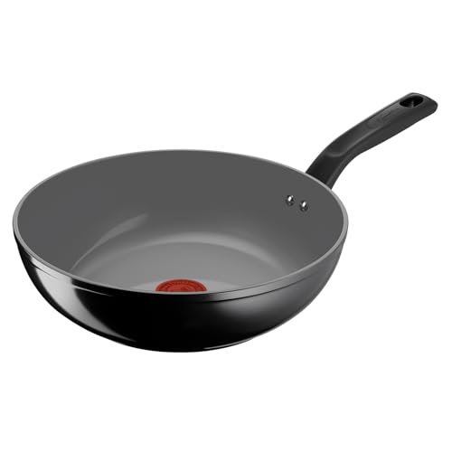 Lagostina Goccia Wok 28 cm con Rivestimento Ceramico Antiaderente