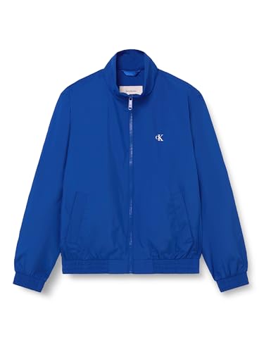 Calvin Klein Uomo Giacca Blouson Unfilled Nylon Harrington con Tasche Laterali