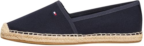 Tommy Hilfiger Donna Espadrillas Flag Canvas Blu