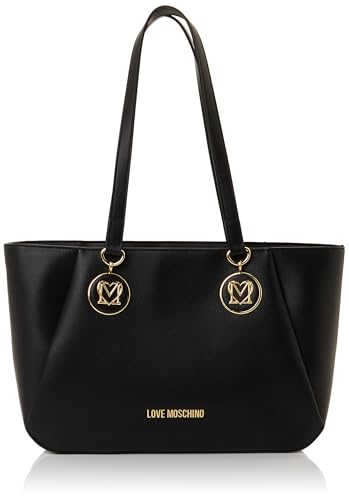 Love Moschino Borsa a Spalla in Pelle Sintetica Nero