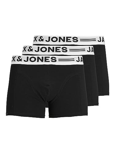 Jack & Jones Sense Trunks Boxer Uomo, 3 Pezzi