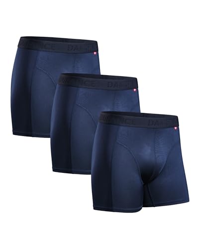 DANISH ENDURANCE Boxer Sportivi Uomo,in Microfibra, Mutande Elasticizzate, Intimo per Sport, da Uomo, 3 Paia