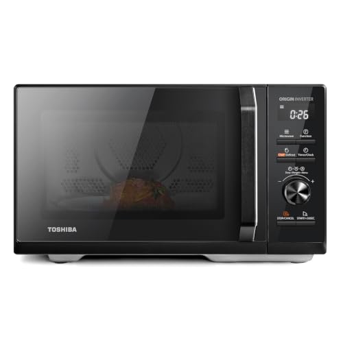 Toshiba Microonde Combinato 6-in-1 con AirFry, 26 Litri, Nero MW3-AC26SFI
