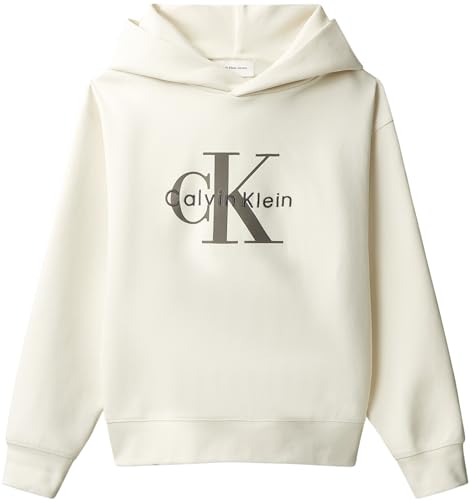 Calvin Klein Light Monologo Felpa con Cappuccio Bambino