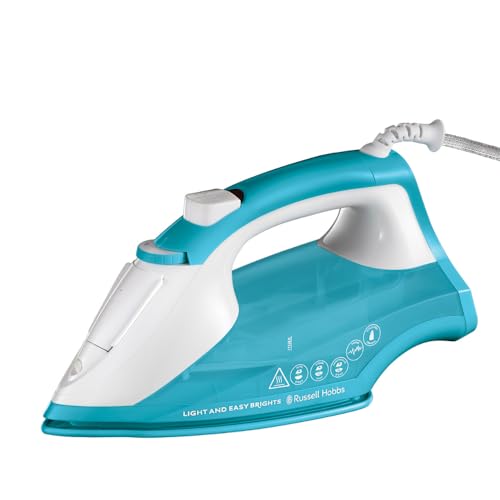 Russell Hobbs Ferro da Stiro a Vapore 2400W, Piastra con Ammorbidente