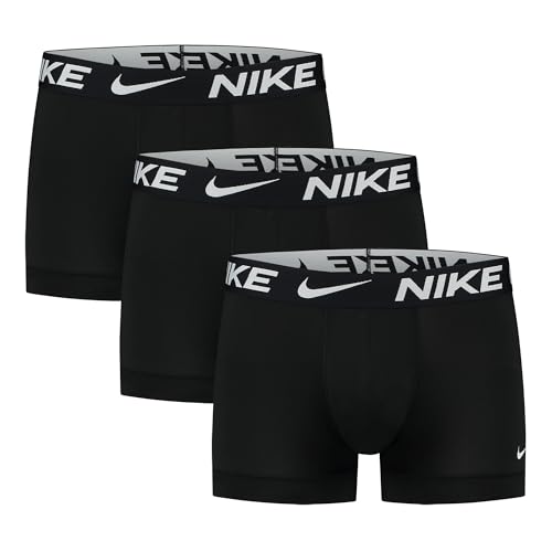Nike Uomo Logo Print Trunks Pacco da 3