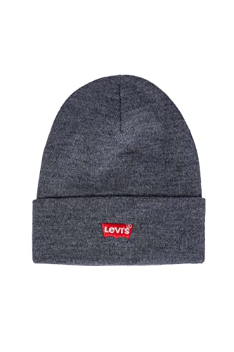 Levi's Red Batwing Embroidered Beanie, Cuffia Uomo, Taglia unica