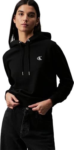 Calvin Klein Donna Felpa Ck Embroidery con Cappuccio