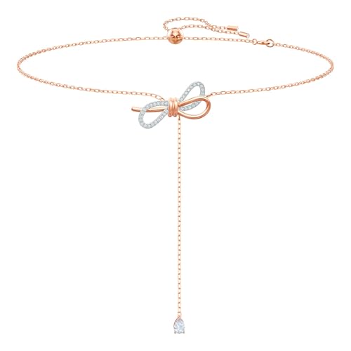 Swarovski Collana Lifelong Bow Fiocco Bianca