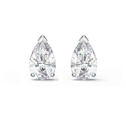 Swarovski Attract Orecchini a lobo Drop Placcato rodio