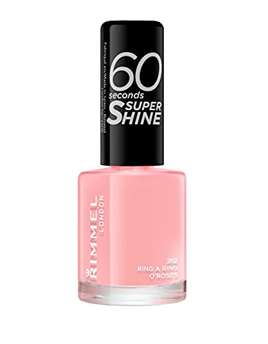 Rimmel London 60 Seconds Super Shine Smalto 262 RINGARING Roses, 8 ml