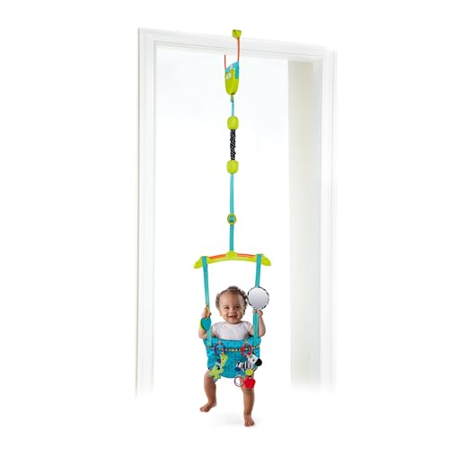 Bright Starts Altalena Da Porta Deluxe Bounce 'n Spring con 4 Giochi