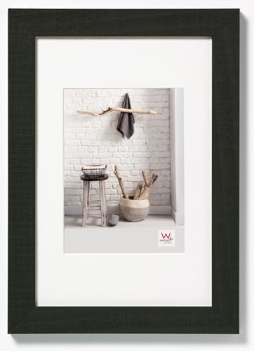 walther design Cornice Home Legno Nera 50x70 cm con passe-partout