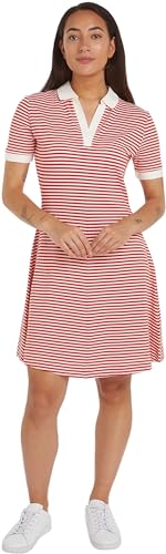 Tommy Hilfiger Abito a Polo Donna a Righe