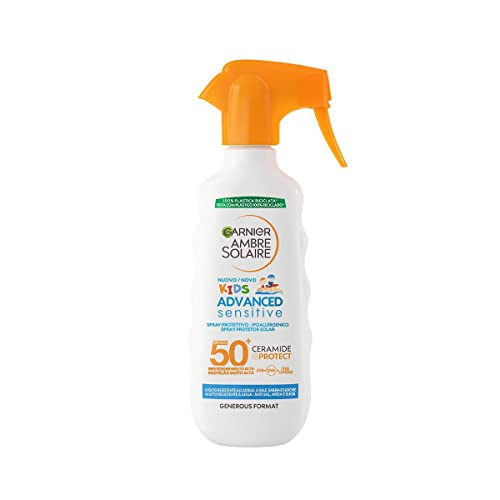 Garnier Ambre Solaire Advanced Sensitive Kids Ceramide Protect Spray Solare SPF50+ 270ml