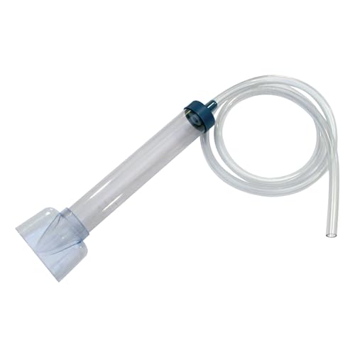 Amtra Sifone aspirarifiuti per acquario autoinnescante, Kit pulizia con campana 21 cm