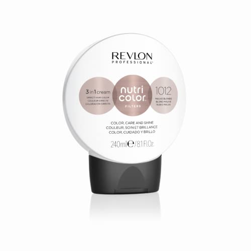 REVLON PROFESSIONAL Nutri Color Filters Maschera Colorata Biondo Malva 1012, 240 ml
