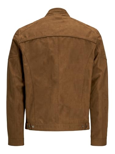 JACK & JONES Giacca in Finta Pelle Scamosciata