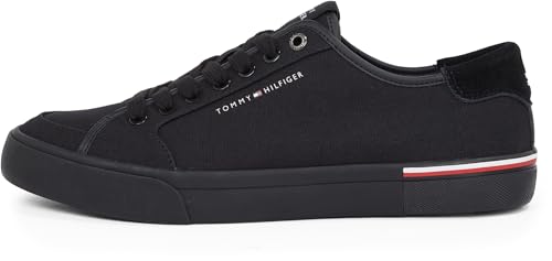 Tommy Hilfiger Uomo Sneakers Vulcanizzate Core Corporate Canvas Profilo Basso