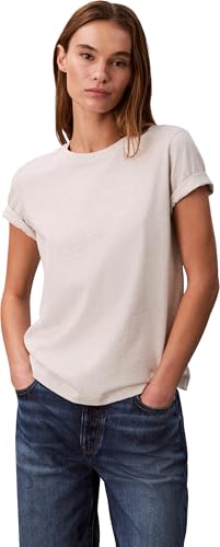 Calvin Klein Donna T-Shirt Maniche Corte Archive Jersey Tee con Scollo Rotondo