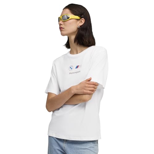 Puma T-Shirt da Donna con Logo BMW