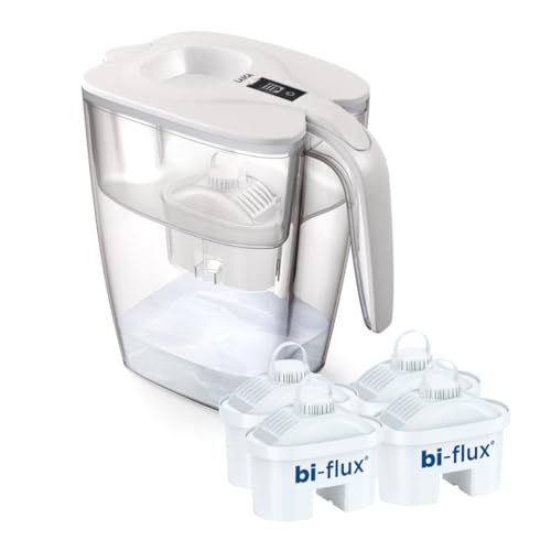 Laica Caraffa Filtrante BIG Milano 3,7L con 4 Filtri Bi-Flux