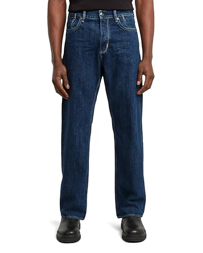 G-Star Deeggie Relaxed Straight Jeans Worn in Blue Stream