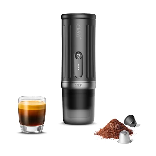 CERA+ Macchina Caffè Portatile Espresso Autoriscaldante 20Bar