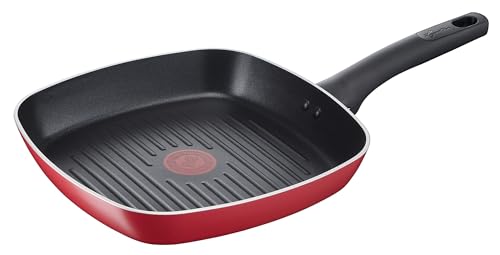Lagostina Grill Antiaderente in Alluminio 26x26 cm con Thermo-Signal