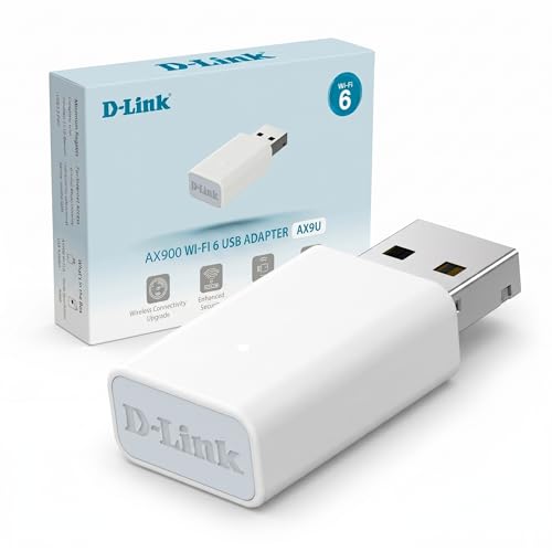 D-Link AX9U Chiavetta Wi-Fi 6 USB Adattatore Dual Band BT 5.3
