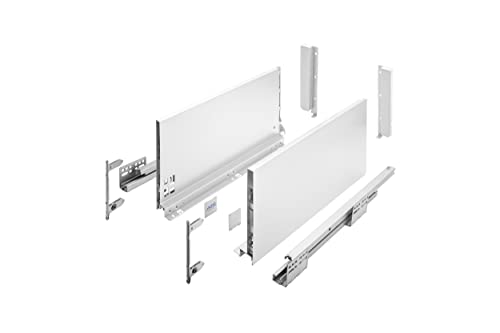 GTV AXIS PRO Set Guide Scorrevoli per Cassetti 400mm, Chiusura Ammortizzata