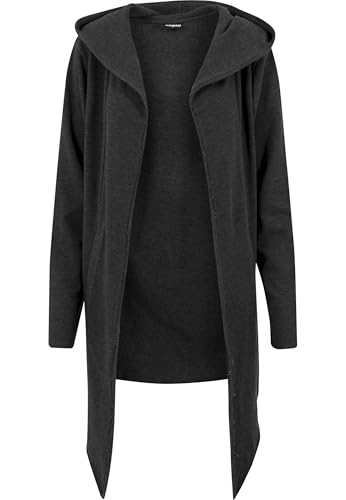 URBAN CLASSICS Cardigan Giacca con Cappuccio Uomo, Invernale Asimmetrico