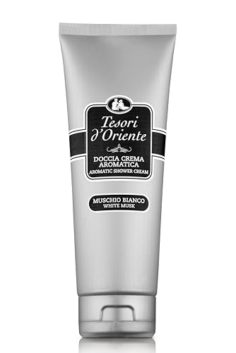 Tesori d'Oriente Doccia Crema Muschio Bianco con Oli Essenziali, 250ml