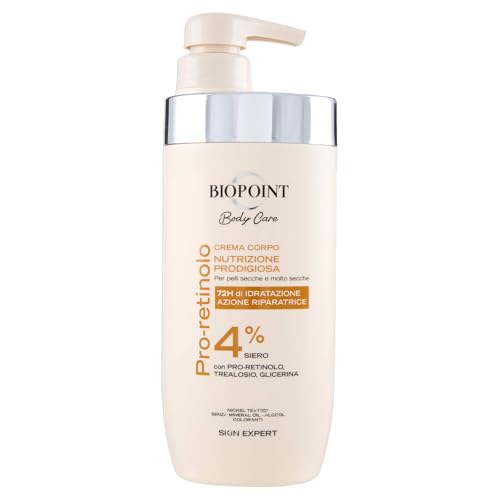 Biopoint Nutrizione Prodigiosa Crema Corpo Idratante 4% Pro-Retinolo 500 ml