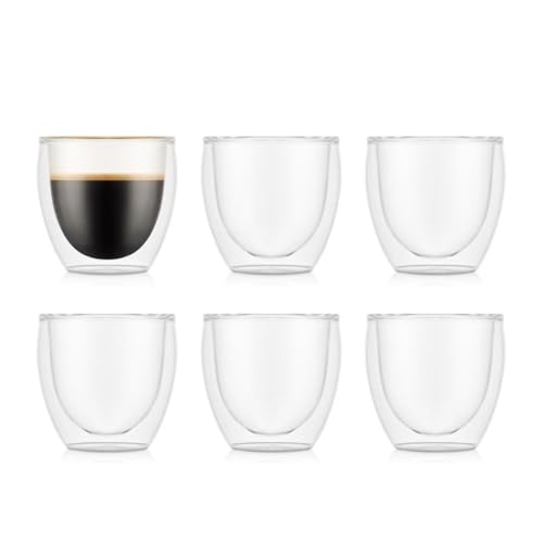 Pavina Set 6 Bicchieri Doppia Parete 0.08 l