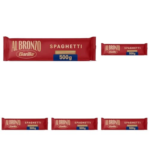 Barilla Pasta Al Bronzo Spaghetti 100% Grano Italiano, Pasta