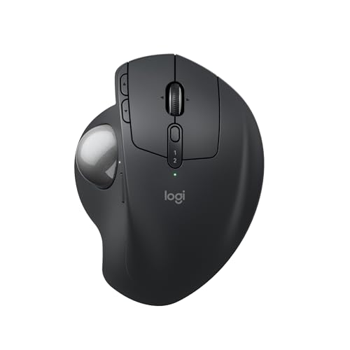 Logitech MX Ergo S Mouse Trackball Wireless Avanzato Grafite
