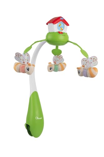 Chicco Giostrina Casina delle Api 3in1 per Culle Next2Me, Centro Attività Elettronico con 3 Peluche