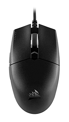 Corsair KATAR PRO Mouse Forma Simmetrica, Pulsanti con Corsair Sensore Ottico DPI, Nero