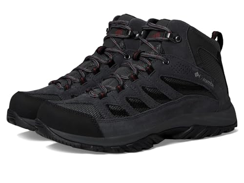 Columbia Crestwood Mid WP, Scarponi da trekking alta Uomo, Cordovan/Squash 2023 , 4