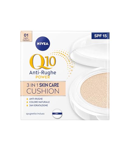 NIVEA Q10 Plus Anti-Age 3in1 Skin Care Cushion 15ml 01 Light-Medium
